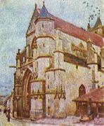 Alfred Sisley Kirche von Moret oil painting